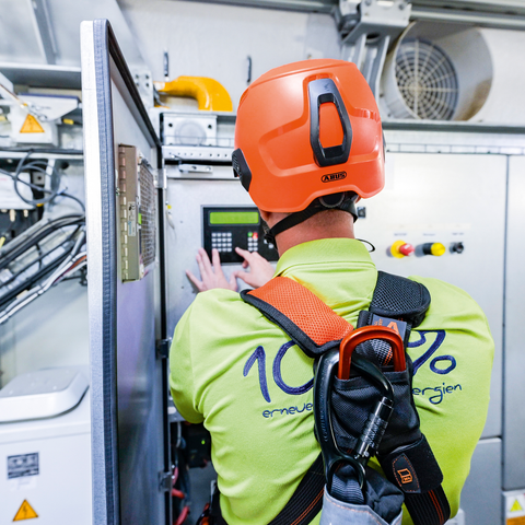 SPECTOR-E Kopfschutz für Höhenarbeiten mit Elektronorm EN 50365