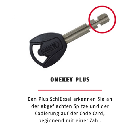 Plus - Schlüssel Nachbestellung