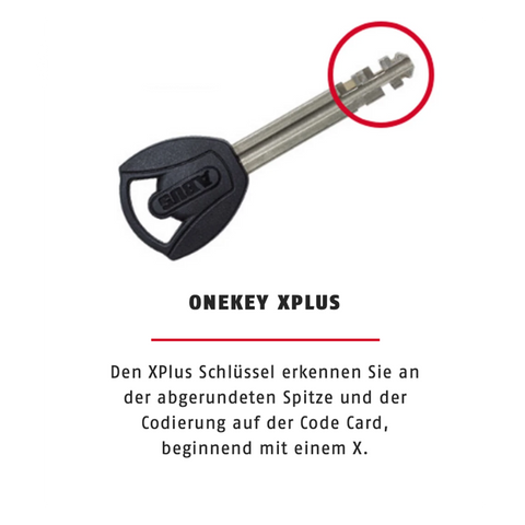 X-Plus Schlüssel - Nachbestellung